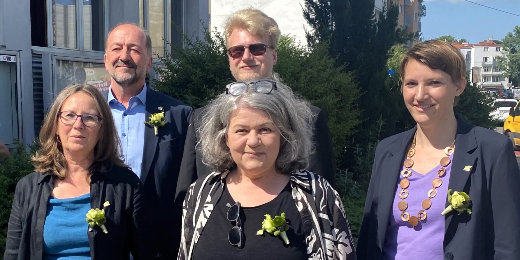 Die fünf Personen des Grünen Klubs